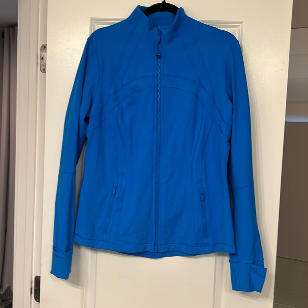 Lululemon define jacket, blue, size 14